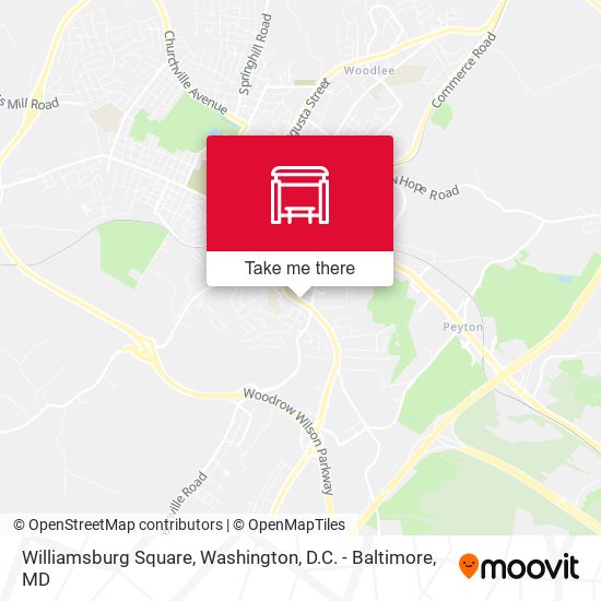 Mapa de Williamsburg Square