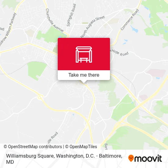 Williamsburg Square map
