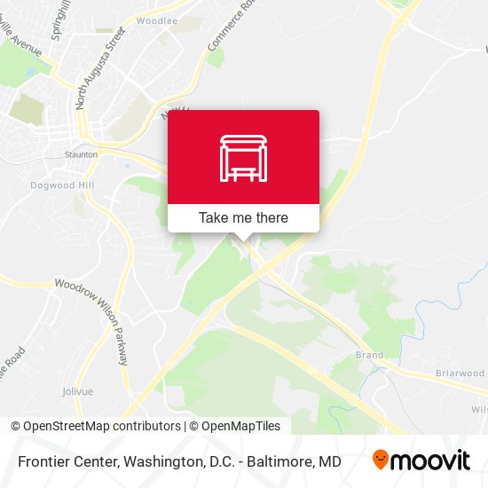 Frontier Center map
