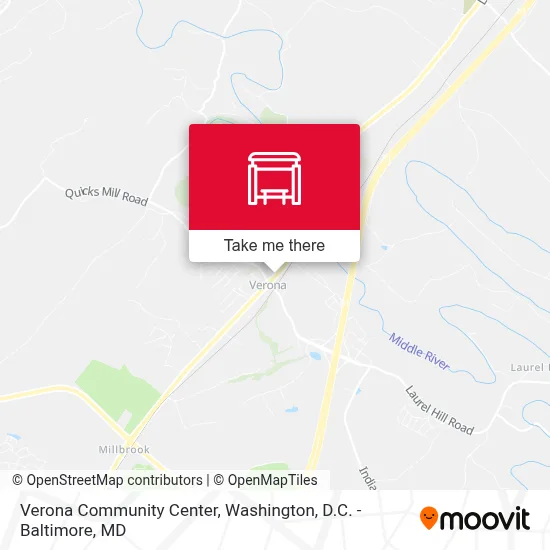 Verona Community Center map
