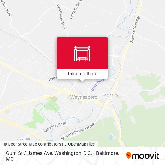 Gum St / James Ave map