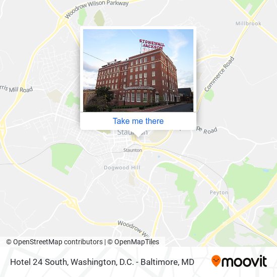 Mapa de Hotel 24 South