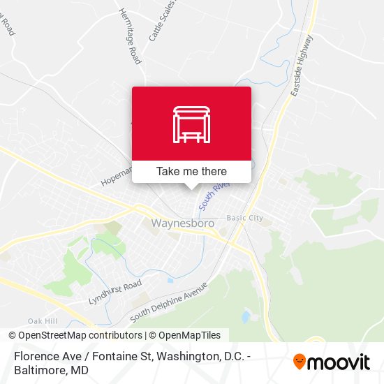 Florence Ave / Fontaine St map