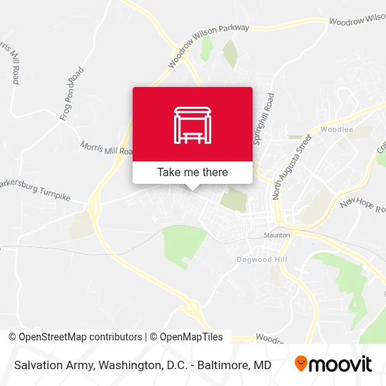 Salvation Army map
