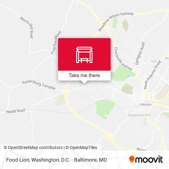 Food Lion map