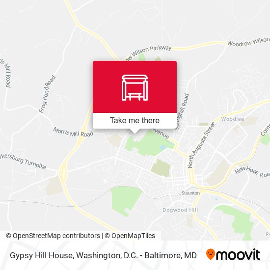 Gypsy Hill House map
