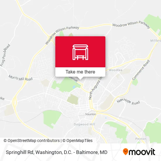 Springhill Rd map