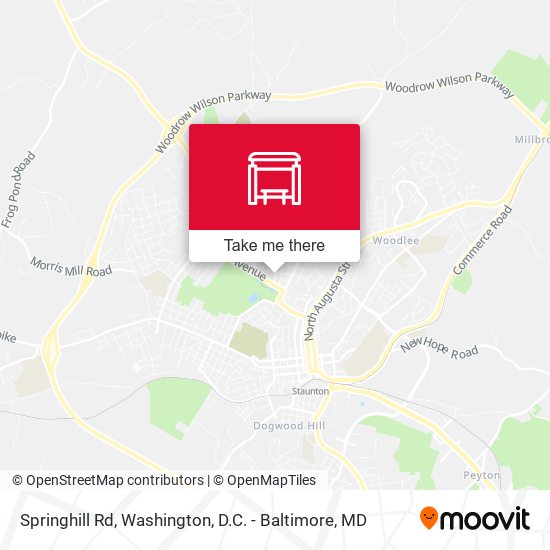 Springhill Rd map