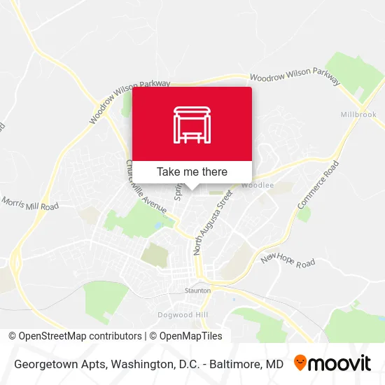 Georgetown Apts map