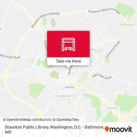 Mapa de Staunton Public Library