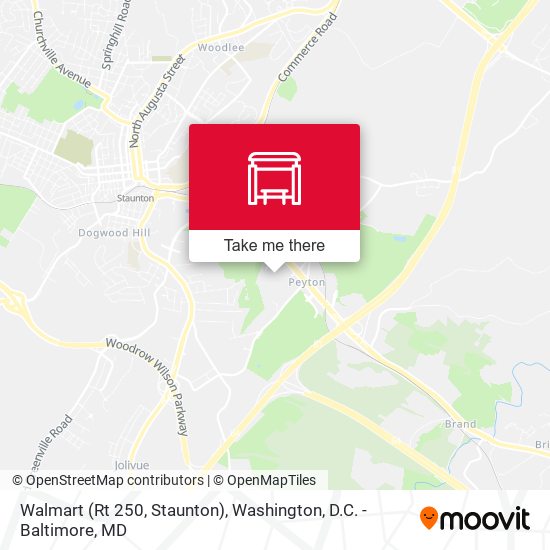 Walmart (Rt 250, Staunton) map