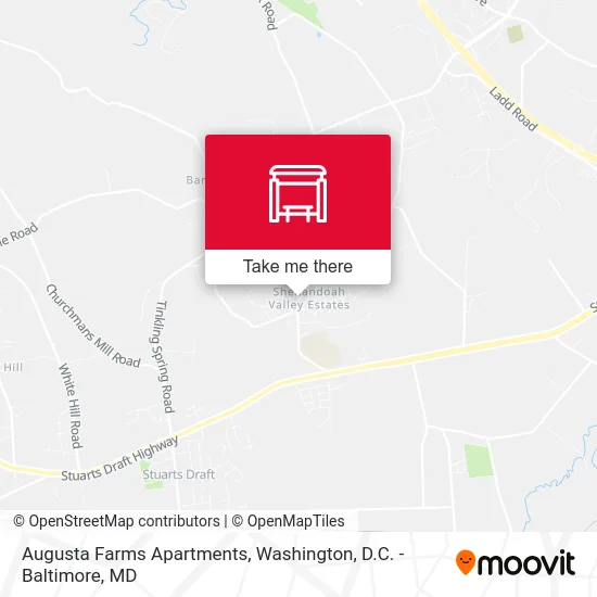 Augusta Farms Apartments map