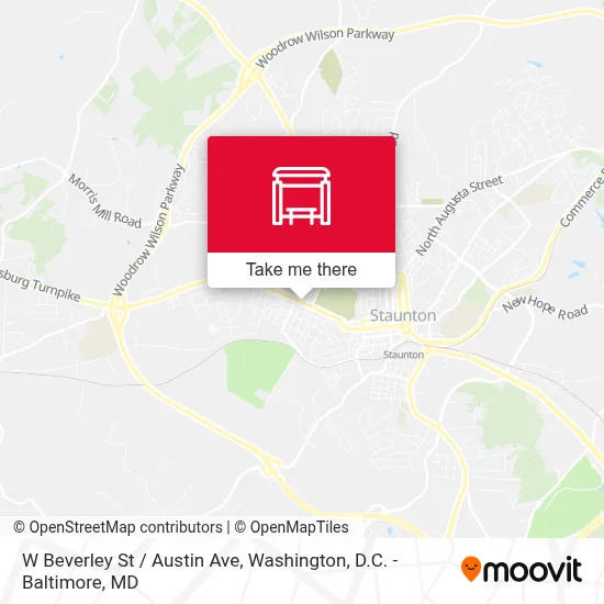 W Beverley St / Austin Ave map
