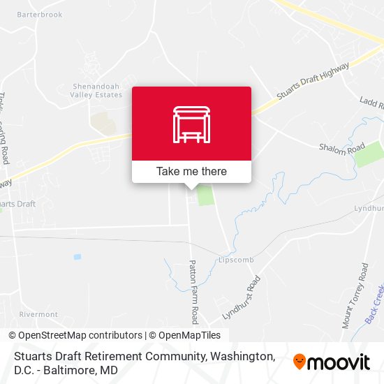 Stuarts Draft Retirement Community map