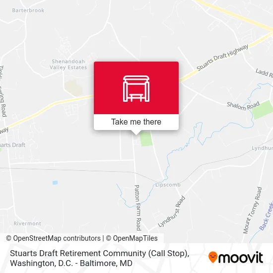 Stuarts Draft Retirement Community (Call Stop) map