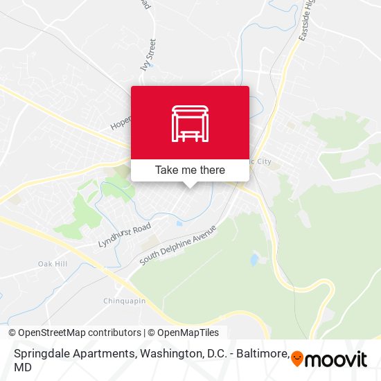 Mapa de Springdale Apartments