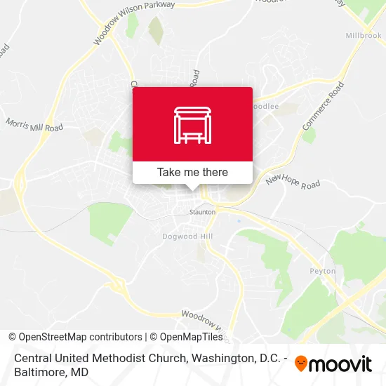 Central United Methodist Church map