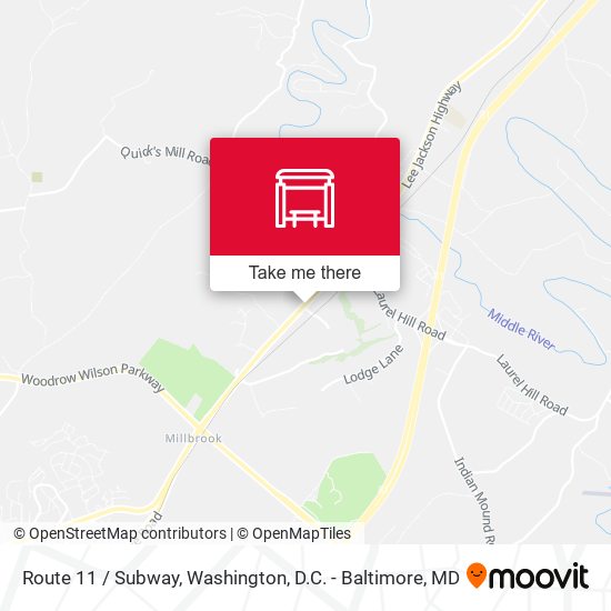 Route 11 / Subway map