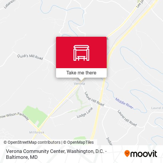 Mapa de Verona Community Center
