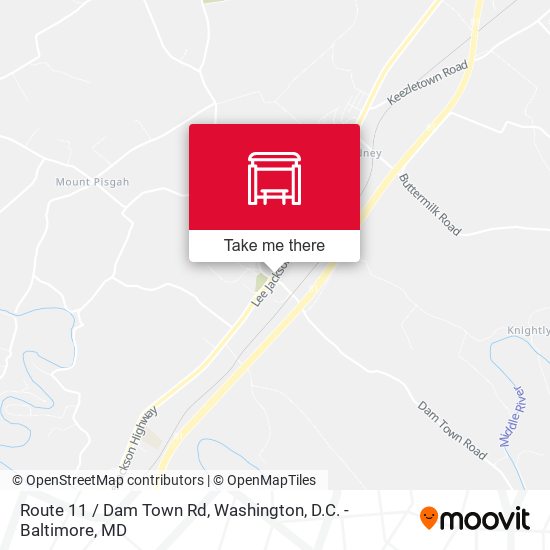 Mapa de Route 11 / Dam Town Rd