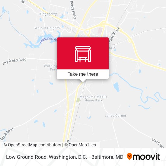 Mapa de Low Ground Road