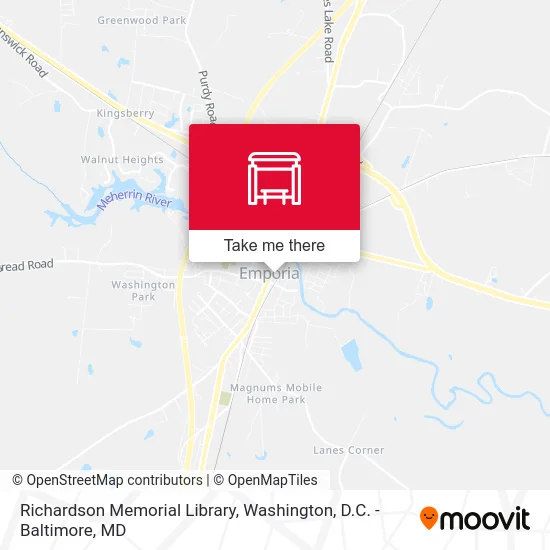 Richardson Memorial Library map