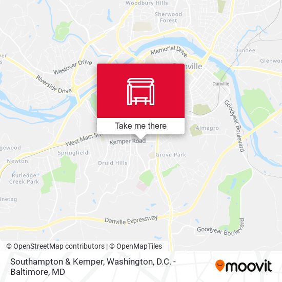 Mapa de Southampton & Kemper