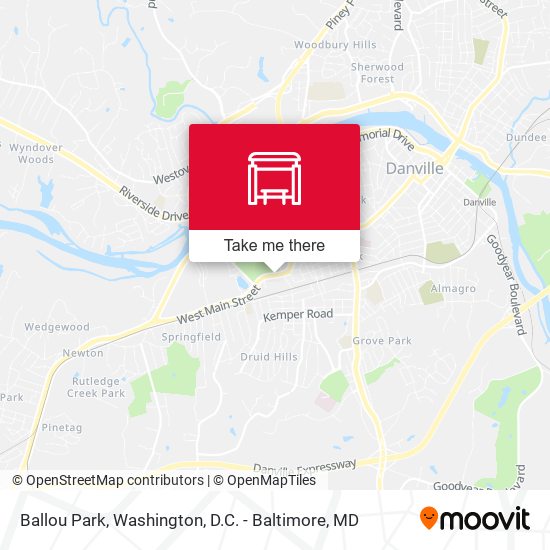 Ballou Park map