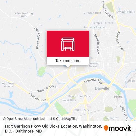 Holt Garrison Pkwy Old Dicks Location map