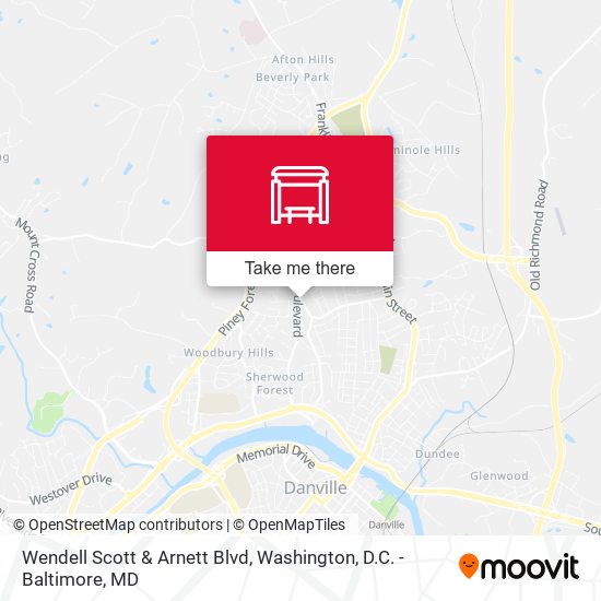 Mapa de Wendell Scott & Arnett Blvd