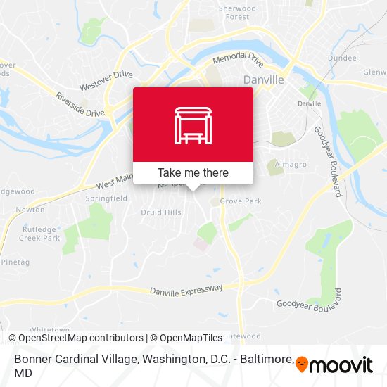 Mapa de Bonner Cardinal Village