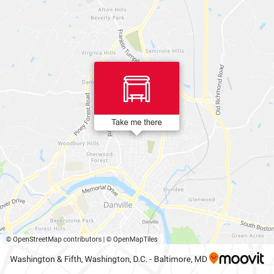 Washington & Fifth map