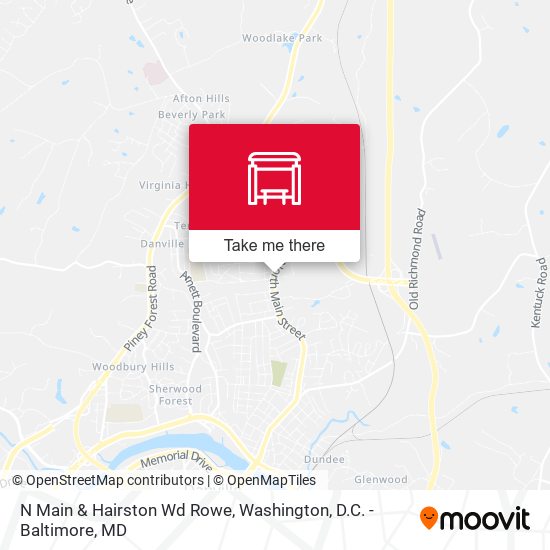 N Main & Hairston Wd Rowe map