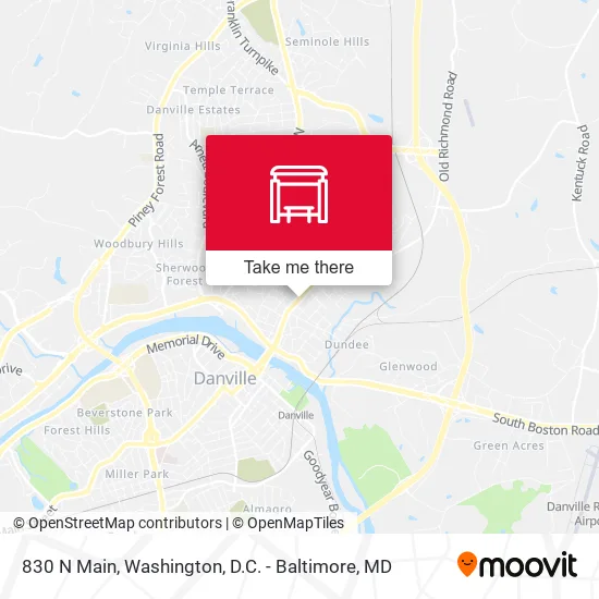 830 N Main map