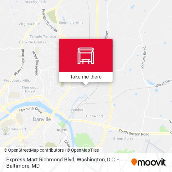 Express Mart Richmond Blvd map
