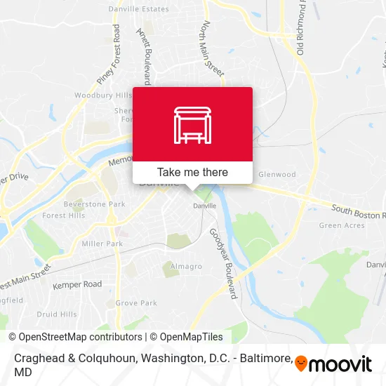 Craghead & Colquhoun map