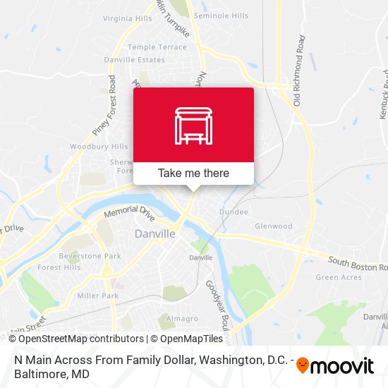 Mapa de N Main Across From Family Dollar