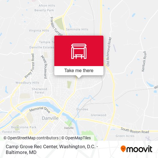 Camp Grove Rec Center map
