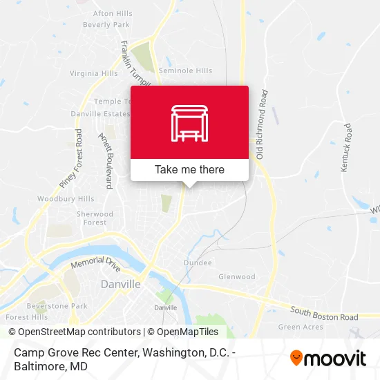 Camp Grove Rec Center map