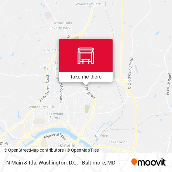 N Main & Ida map