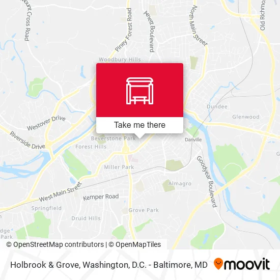 Holbrook & Grove map