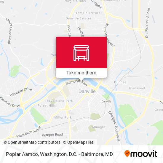 Poplar Aamco map