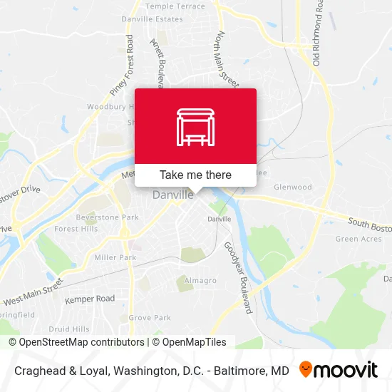 Craghead & Loyal map