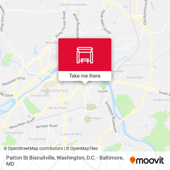 Mapa de Patton St Biscuitville