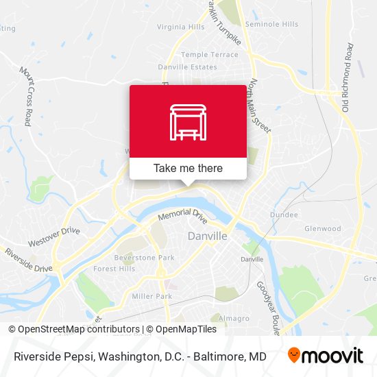 Riverside Pepsi map