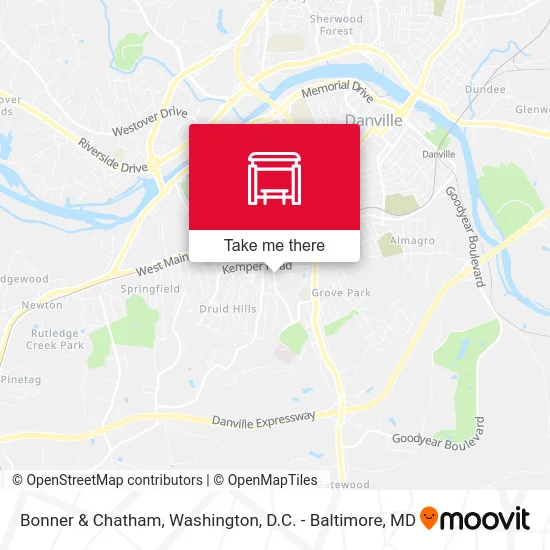 Bonner & Chatham map