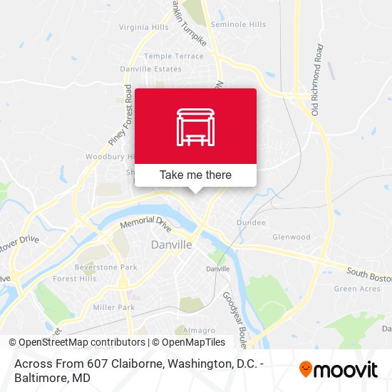 Mapa de Across From 607 Claiborne