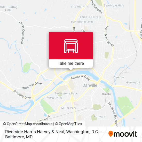 Riverside Harris Harvey & Neal map