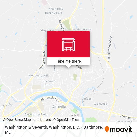 Washington & Seventh map