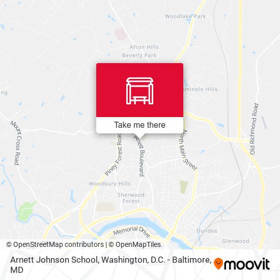 Mapa de Arnett Johnson School